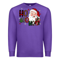 Purple ho ho ho Premium Sweatshirt - JahusDesignShop