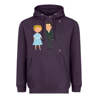 Plum sound of music - loving me Heavyweight Hoodie - DesignPulse