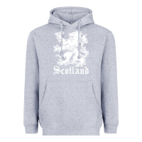 Heather Grey youth scotland Heavyweight Hoodie - DesignPulse