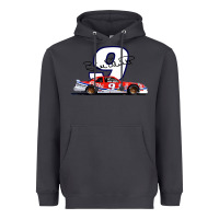 Smoke Bill Elliott 1988 Winston Cup 9 Stock Car  Classic Heavyweight Hoodie - DesignPulse