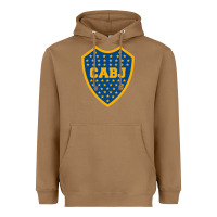 Toasted Coconut Boca Juniors Heavyweight Hoodie - DesignPulse