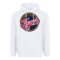 White indiana,team,fever Heavyweight Hoodie - DesignPulse
