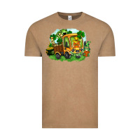 Vintage Coffee truck saint patricks day Vintage Tee - FaDigitalArtStudio