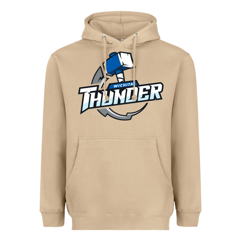 Wichita Thunder Heavyweight Hoodie by DesignPulse | Teevron