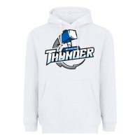 White wichita thunder Heavyweight Hoodie - DesignPulse