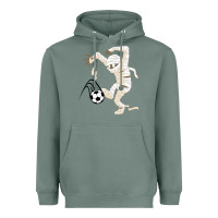 Sage funny halloween soccer ball Heavyweight Hoodie - DesignPulse