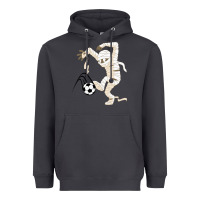 Smoke funny halloween soccer ball Heavyweight Hoodie - DesignPulse