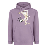 Lavender funny halloween soccer ball Heavyweight Hoodie - DesignPulse