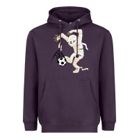 Funny Halloween Soccer Ball Heavyweight Hoodie | Teevron