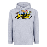 Heather Grey awa na awa ni clubs Heavyweight Hoodie - DesignPulse