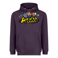 Plum awa na awa ni clubs Heavyweight Hoodie - DesignPulse