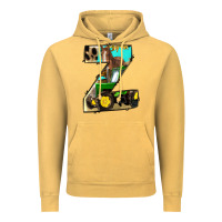 Vintage Mustard farm life alphabet lowercase letters z Vintage Hoodie - BundleAndBundleShop