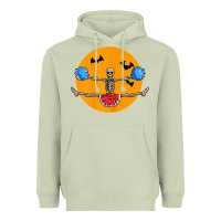 Matcha cheerleading skeleton halloween cheer skeleton cheerleader t shirt Heavyweight Hoodie - DesignPulse
