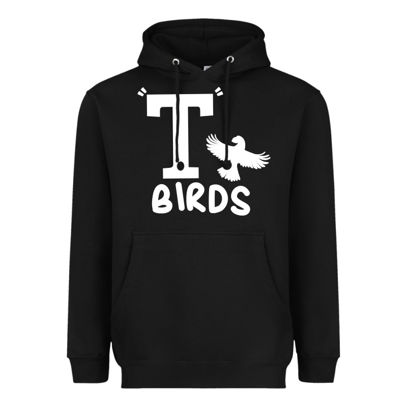 T Birds Greaser Thunderbirds 1970s T Birds Pullover Hoodie Heavyweight Hoodie by DesignPulse | Teevron