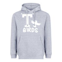 Heather Grey t birds greaser thunderbirds 1970s t birds pullover hoodie Heavyweight Hoodie - DesignPulse
