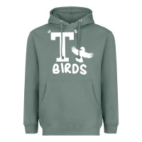 Sage t birds greaser thunderbirds 1970s t birds pullover hoodie Heavyweight Hoodie - DesignPulse