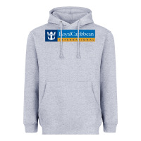 Heather Grey Royal Caribbean International Heavyweight Hoodie - DesignPulse
