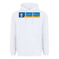 White Royal Caribbean International Heavyweight Hoodie - DesignPulse