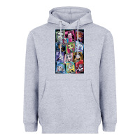 Heather Grey monster high character Heavyweight Hoodie - DesignPulse