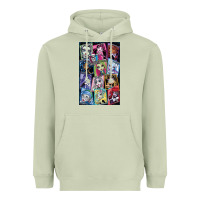 Matcha monster high character Heavyweight Hoodie - DesignPulse