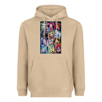 Mushroom monster high character Heavyweight Hoodie - DesignPulse