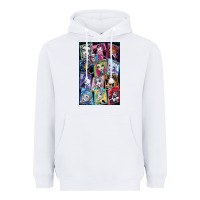White monster high character Heavyweight Hoodie - DesignPulse