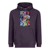 Plum monster high character Heavyweight Hoodie - DesignPulse