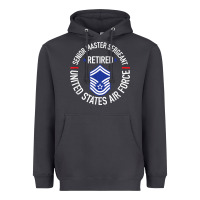 Smoke senior master sergeant retired air force retirement gifts t shirt Heavyweight Hoodie - DesignPulse