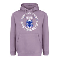 Lavender senior master sergeant retired air force retirement gifts t shirt Heavyweight Hoodie - DesignPulse