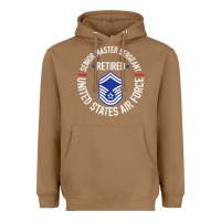 Toasted Coconut senior master sergeant retired air force retirement gifts t shirt Heavyweight Hoodie - DesignPulse