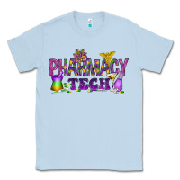 Dusty Blue Pharmacy Tech Classic Tee - HowdyJamesFarm