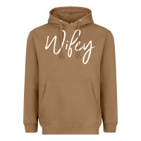 Toasted Coconut wifey sweat(b) Heavyweight Hoodie - DesignPulse