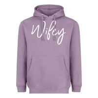 Lavender wifey sweat(b) Heavyweight Hoodie - DesignPulse