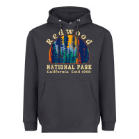 Smoke redwood national park california retro vintage cam Heavyweight Hoodie - DesignPulse