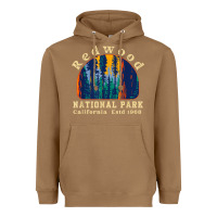 Toasted Coconut redwood national park california retro vintage cam Heavyweight Hoodie - DesignPulse