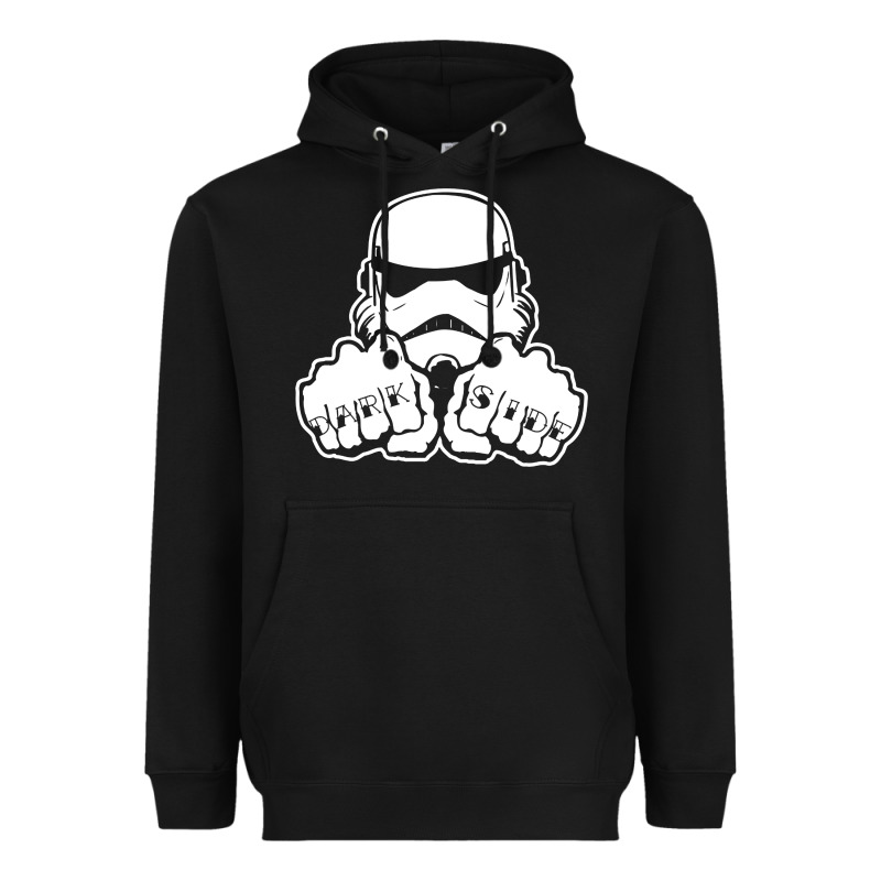 Dark Side Knuckle Starwars Stormtrooper 2 Heavyweight Hoodie by DesignPulse | Teevron