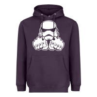 Plum dark side knuckle starwars stormtrooper 2 Heavyweight Hoodie - DesignPulse