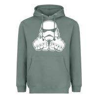 Sage dark side knuckle starwars stormtrooper 2 Heavyweight Hoodie - DesignPulse