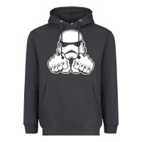 Smoke dark side knuckle starwars stormtrooper 2 Heavyweight Hoodie - DesignPulse