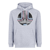 Heather Grey Starfighter (The Last Starfighter) Heavyweight Hoodie - DesignPulse
