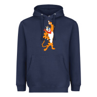 Navy Frosted Flakes Tony The Tiger T Shirt Heavyweight Hoodie - DesignPulse