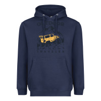 Navy traveler Heavyweight Hoodie - DesignPulse