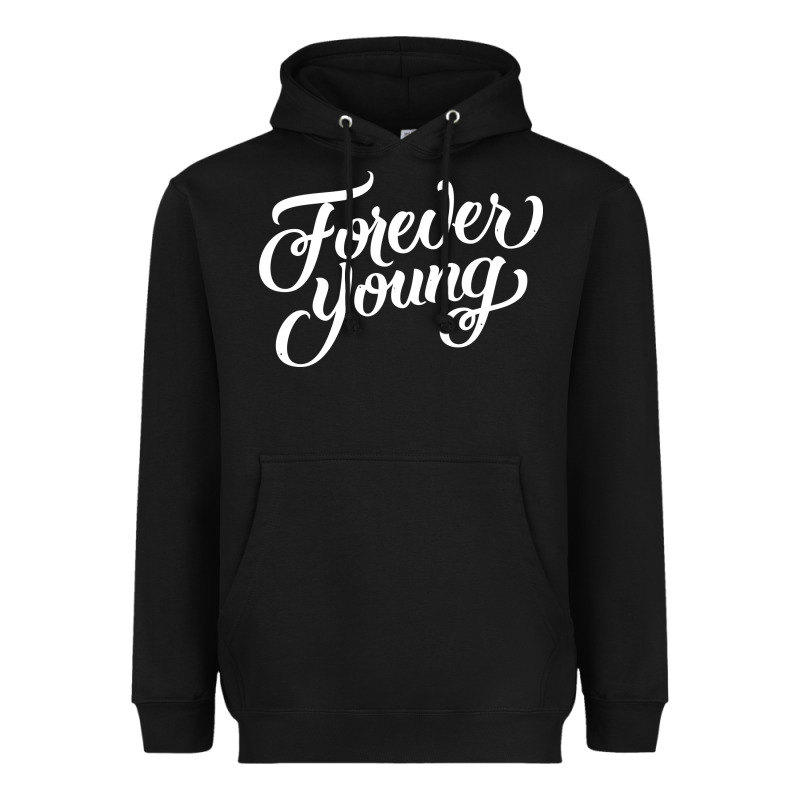 Forever Young Heavyweight Hoodie by DesignPulse | Teevron