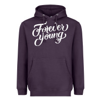 Plum forever young Heavyweight Hoodie - DesignPulse