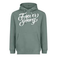 Sage forever young Heavyweight Hoodie - DesignPulse