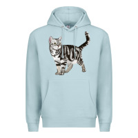 Blue Mist American Shorthair Cat Premium Hoodie - LillyAllenDesigns