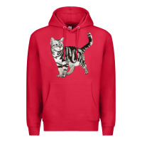 Cardinal American Shorthair Cat Premium Hoodie - LillyAllenDesigns
