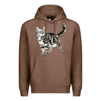 Chestnut American Shorthair Cat Premium Hoodie - LillyAllenDesigns