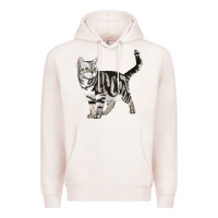 Pale Pink American Shorthair Cat Premium Hoodie - LillyAllenDesigns