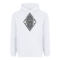 White renault old Heavyweight Hoodie - DesignPulse